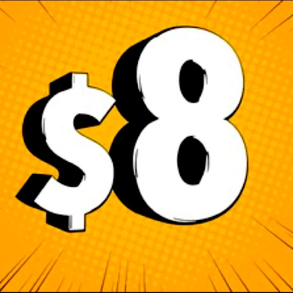 $8 sale a lot of things in my closet are now on sale. Check it out !!!!